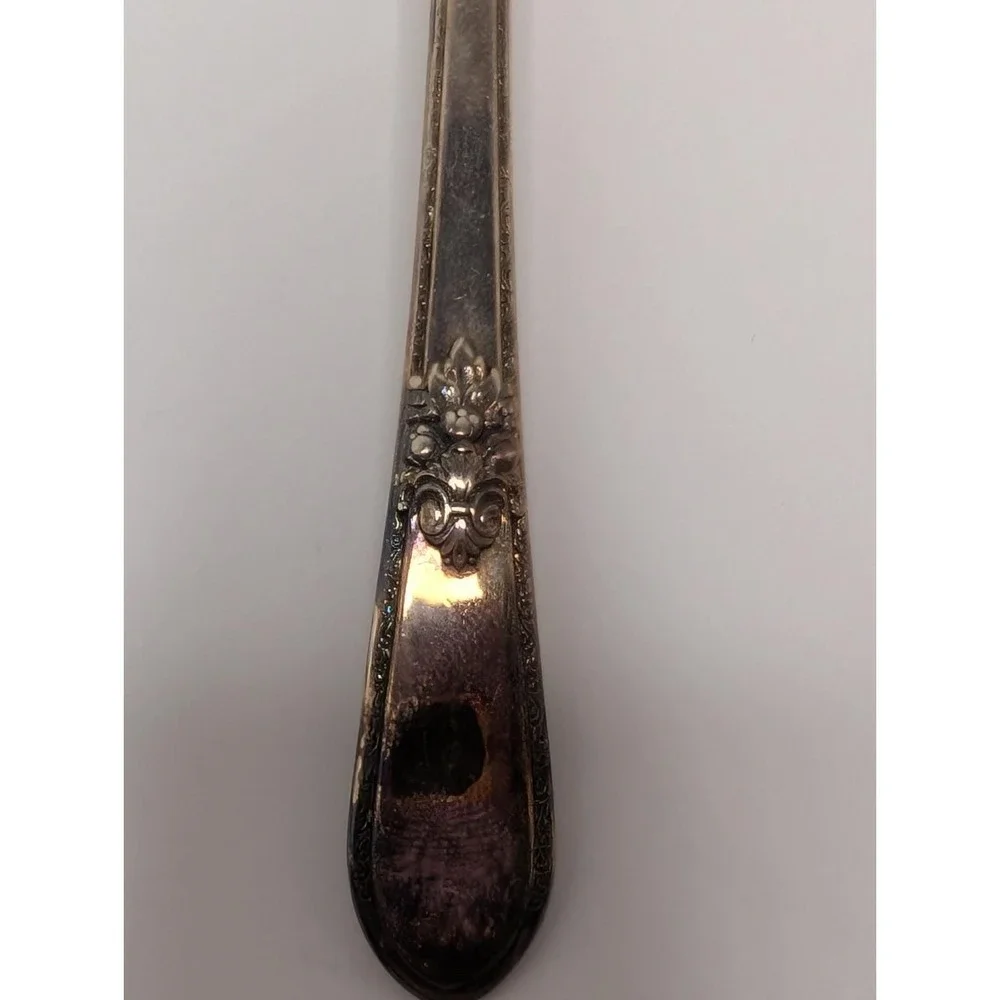 Vintage 1847 Rogers Bros Silverplate Spoon Set Engraved 